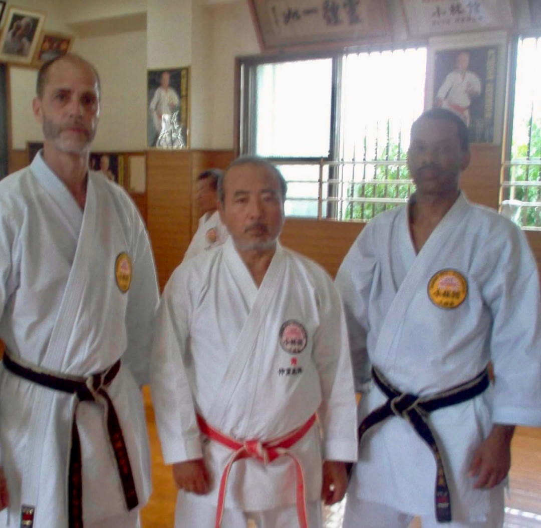 Sensei Kassama with Okinawan master in Japan